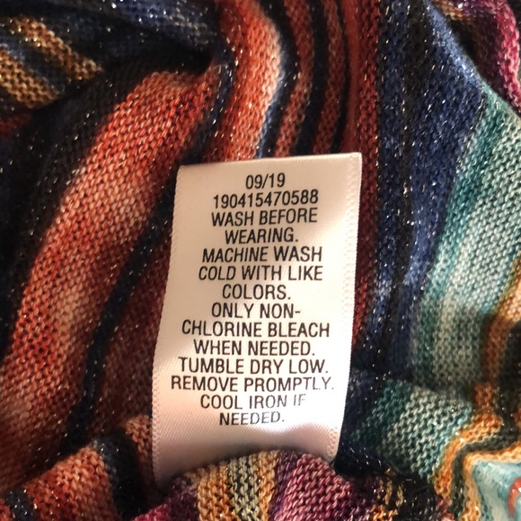 Pretty Hippie-Like Glittery Blouse by Candie’s Size XL - Picture 9 of 9